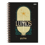 Caderno Espiral Colegial Médio Capa Dura 80 Folhas Harry Potter - Estampas Sortidas