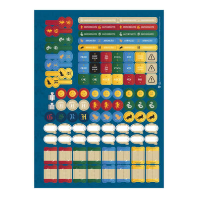 Caderno Espiral Colegial Médio Capa Dura 80 Folhas Harry Potter – Estampas Sortidas