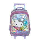 Mochila Com Rodinhas Hello Kitty - Lilás Mochila Com Rodinhas Hello Kitty - Lilás