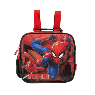 Lancheira Spider Man - Preta/Vermelha
