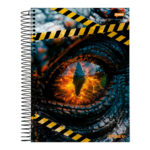 Caderno Espiral Universitário Grande Capa Dura 80 Folhas Stone - Estampas Sortidas