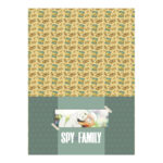 Caderno Espiral Universitário Grande Capa Dura 80 Folhas Spy Family - Estampas Sortidas