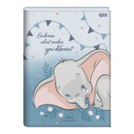 Caderno Brochura Costurado Sem Mola Universitário Grande Capa Dura 80 Folhas Disney Classics - Estam