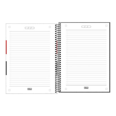 Caderno Espiral Universitário Grande Capa Dura 160 Folhas 10 Matérias São Paulo – Estampas Sortidas