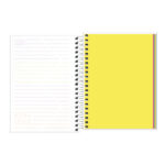 Caderneta 1/8 Espiral Com 80 Folhas Neon - Kori