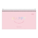 Agenda Espiral Happy Bolso 2026 - Cores Sortidas
