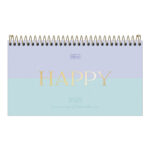 Agenda Espiral Happy Bolso 2026 - Cores Sortidas