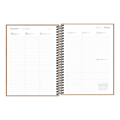 Planner Espiral Pratika 2026 – Cores Sortidas