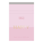 Caderneta Grampeada Com 80 Folhas 76mmx118mm Happy - Cores Sortidas