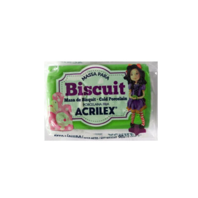Massa Para Biscuit 90g - Verde Musgo