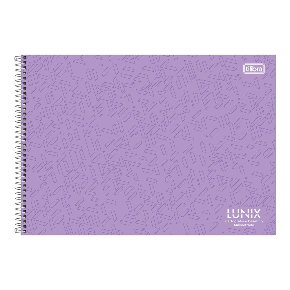 Caderno Desenho E Cartografia Milimetrado Espiral 60 Folhas Capa Dura Lunix - Estampas Diversas Caderno Desenho E Cartografia Milimetrado Espiral 60 Folhas Capa Dura Lunix - Estampas Diversas