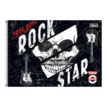 Caderno De Desenho E Cartografia Espiral 80 Folhas Pepper - Estampas Sortidas Caderno De Desenho E Cartografia Espiral 80 Folhas Pepper - Estampas Sortidas