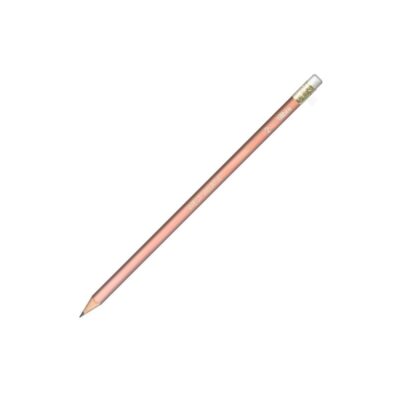 Lápis Preto Redondo Com Borracha N.2 West Village - Rose