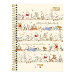 Caderno 1/4 Pequeno Espiral Capa Dura 80 Folhas Pooh - Estampas Sortidas Caderno 1/4 Pequeno Espiral Capa Dura 80 Folhas Pooh - Estampas Sortidas