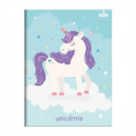 Caderno 1/4 Pequeno Brochura Costurado Sem Mola Capa Dura 80 Folhas Unicórnio - Estampas Sortidas Caderno 1/4 Pequeno Brochura Costurado Sem Mola Capa Dura 80 Folhas Unicórnio - Estampas Sortidas