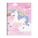Caderno 1/4 Pequeno Brochura Costurado Sem Mola Capa Dura 80 Folhas Unicórnio - Estampas Sortidas Caderno 1/4 Pequeno Brochura Costurado Sem Mola Capa Dura 80 Folhas Unicórnio - Estampas Sortidas