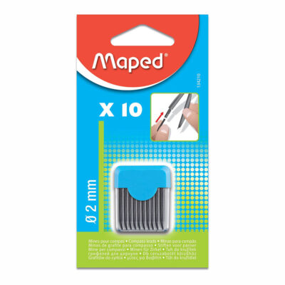 Grafite 2.0mm Para Compasso - Preto