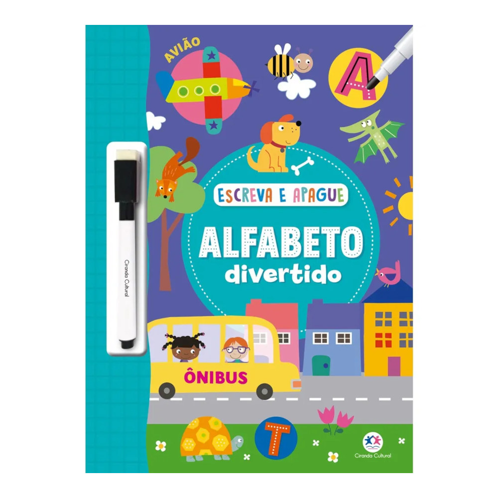 Escreva E Apague - Alfabeto Divertido Escreva E Apague - Alfabeto Divertido
