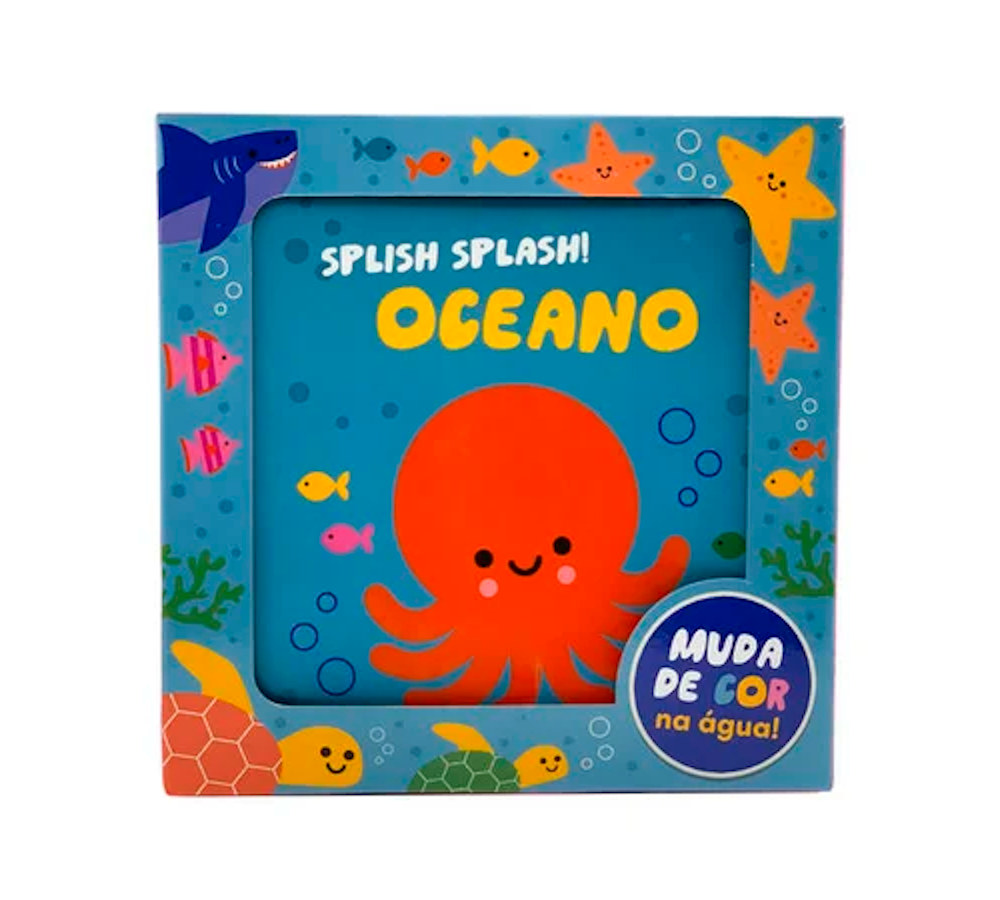 Splish Splash! Oceano - Livro De Banho Que Muda De Cor Na Água! Splish Splash! Oceano - Livro De Banho Que Muda De Cor Na Água!