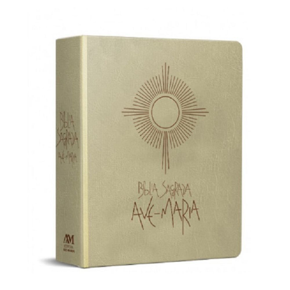 Bíblia Sagrada Ave Maria - Capa Eucaristia Bíblia Sagrada Ave Maria - Capa Eucaristia