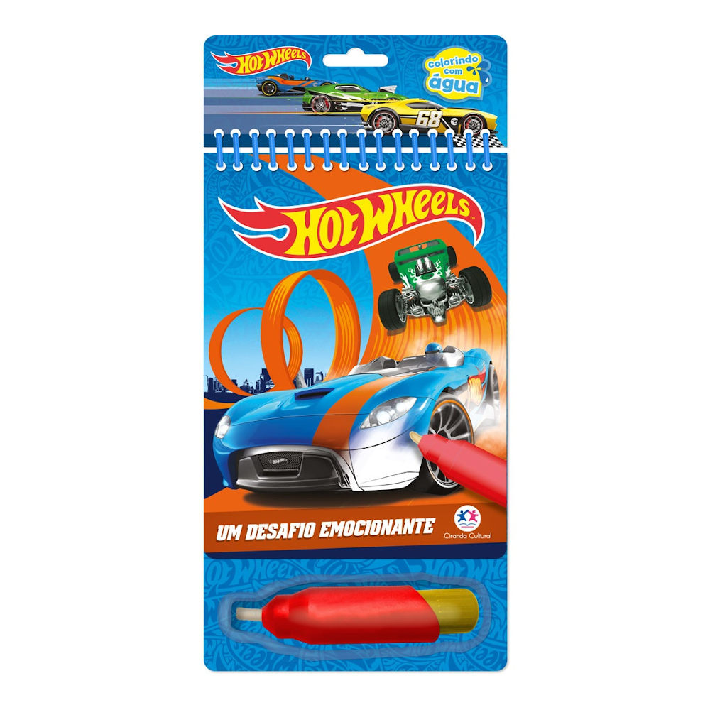 Colorindo Com Água Hot Wheels - Um Desafio Emocionante Colorindo Com Água Hot Wheels - Um Desafio Emocionante