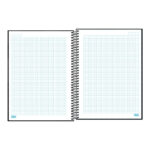 Caderno Espiral Universitário Grande Capa Dura 96 Folhas Quadriculado 5x5mm Zip - Estampas Sortidas