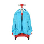 Mochila Com Rodinhas Snoopy - Vermelho/Azul