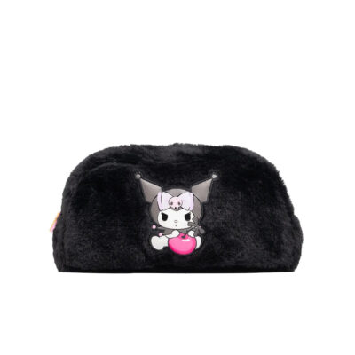 Estojo Pelúcia Kuromi Tween - Preto