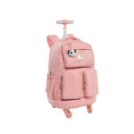 Mochila Com Rodinhas Trendy - Rose Mochila Com Rodinhas Trendy - Rose