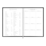 Agenda Costurada M5 Torino 2026 - Preta