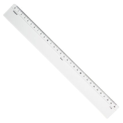 Regua AcrÍilica Cristal - 30 Cm