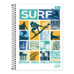 Caderno Espiral Universitário Grande Capa Dura 400 Folhas 20 Matérias D+ : Estampas Sortidas