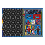 Caderno 1/4 Pequeno Brochura Costurado Sem Mola 48 Folhas Spider Man - Estampas Sortidas