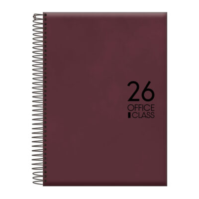 Agenda Espiral Office Class Semanal 2026 - Cores Sortidas