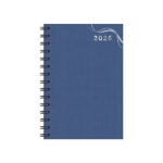 Agenda Espiral Diária Granada 2026 - Cores Sortidas