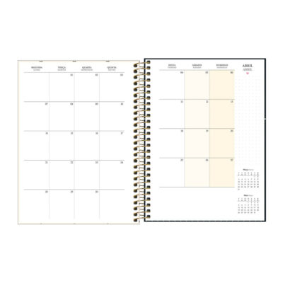 Planner Espiral M7 West Village 2026 – Estampas Sortidas