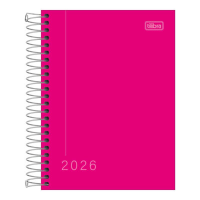 Agenda Espiral M4 Pepper 2026 - Rosa