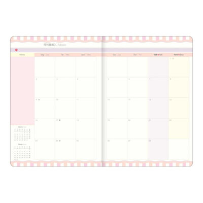 Planner Grampeado M7 Soho 2026 – Estampas Sortidas