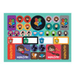 Caderno Desenho E Cartografia Espiral Harry Potter - Estampas Diversas