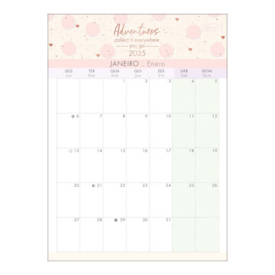 Calend rio Planner De Mesa 2025 - Soho