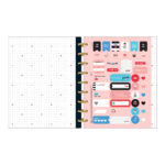 Caderno Espiral Colegial Médio Capa Dura 80 Folhas Tilidisco West Village - Preto