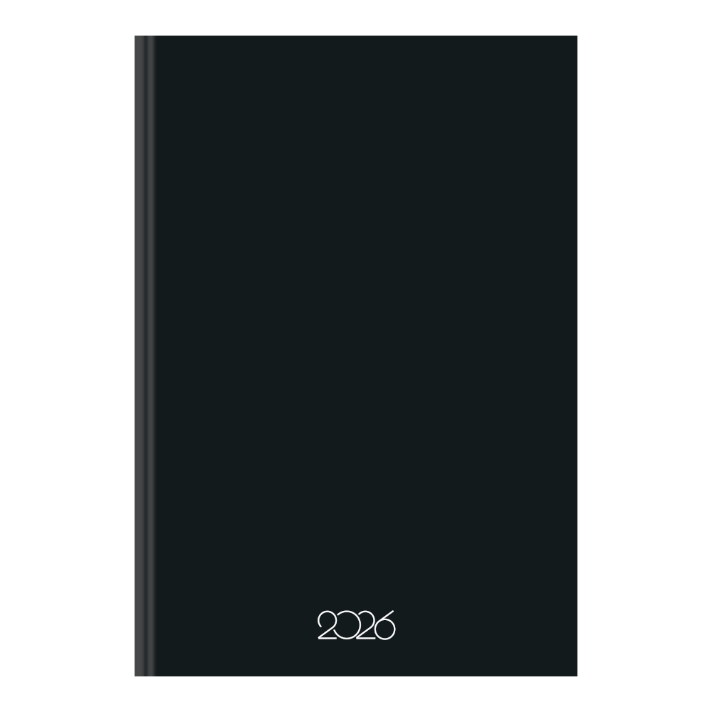 Agenda Costurada Percalux 2026 - Preta Agenda Costurada Percalux 2026 - Preta