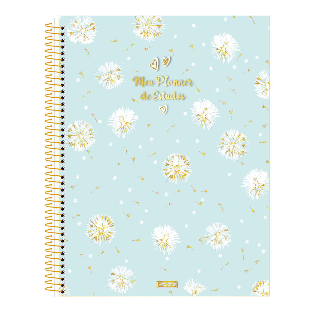 Planner Espiral Permanente Estudos - Estampas Sortidas Planner Espiral Permanente Estudos - Estampas Sortidas