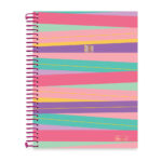 Caderno Espiral Universitário Grande Capa Dura 160 Folhas 10 Matérias Demi- estampas Sortidas