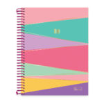 Caderno Espiral Universitário Grande Capa Dura 160 Folhas 10 Matérias Demi- estampas Sortidas