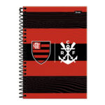 Caderno Espiral Universitário Grande Capa Dura 80 Folhas Flamengo - Estampas Sortidas