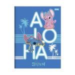 Caderno 1/4 Pequeno Brochura Costurado Sem Mola Capa Dura 80 Folhas Stitch - Estampas Sortidas