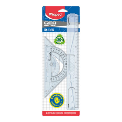 Kit Para Canhotos Geometric Com 3 Unidades