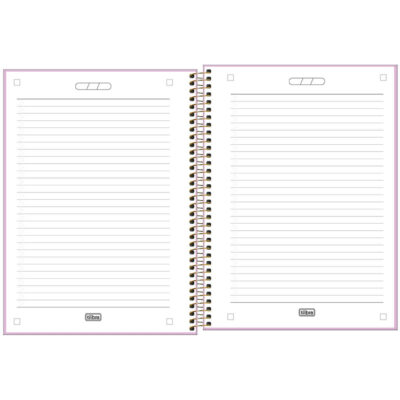 Caderno Espiral Universitário Grande Capa Plástica 80 Folhas Neon Connect – Cores Sortidas