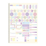 Caderno Espiral Universitário Grande Capa Dura 240 Folhas 15 Matérias Clean - Estampas Sortidas